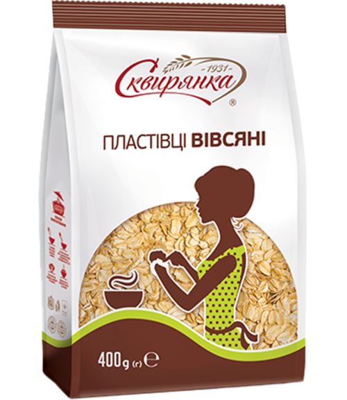 Пластівці вівсяні миттєвого приготовування