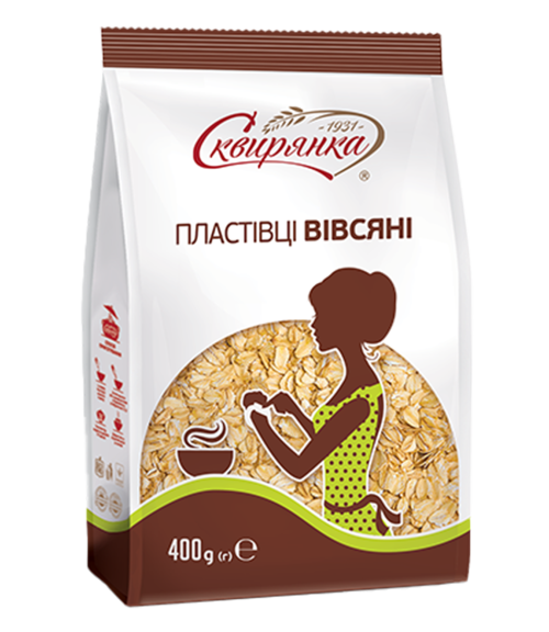 Пластівці вівсяні миттєвого приготовування